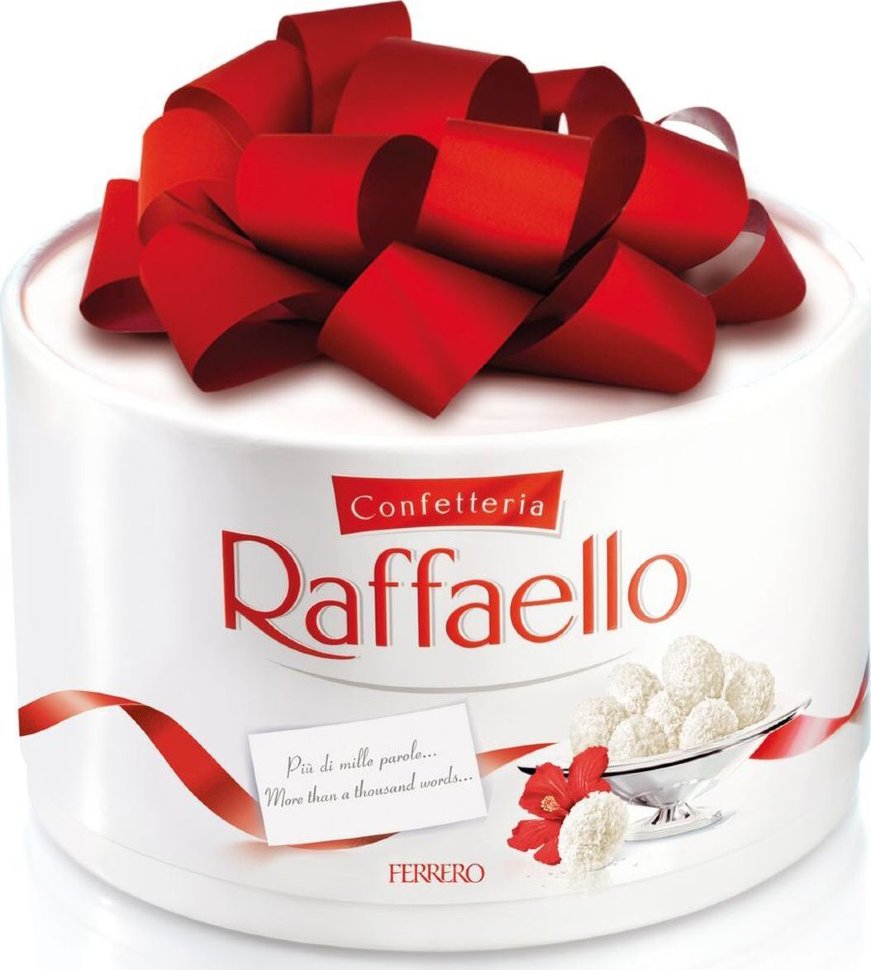 

Конфеты Raffaello с цельным миндальным орехом в кокосовой обсыпке, 6 шт х100 г