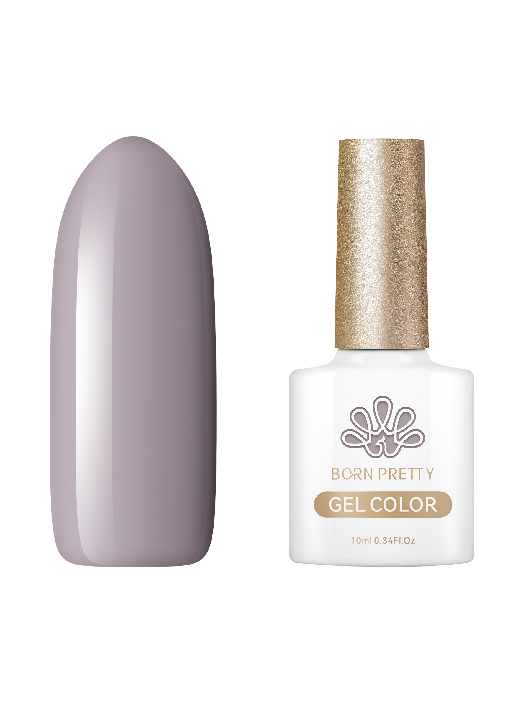 

Гель-лак для ногтей Born Pretty Color gel CG057 10 мл, Серый, Color gel