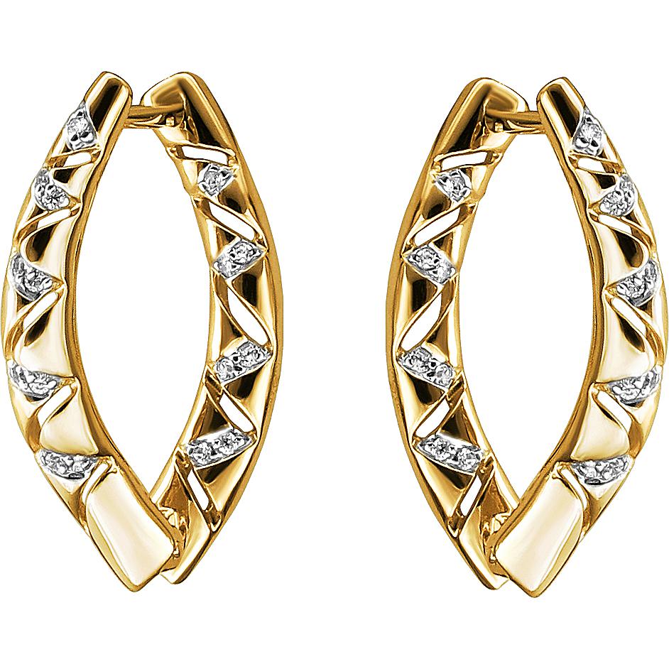 

Серьги женские из золота Эстет 01С1313239Р, фианит, 01С1313239Р