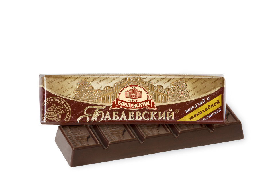 

Шоколад Бабаевский с шоколадной начинкой, 20 шт х 50 г