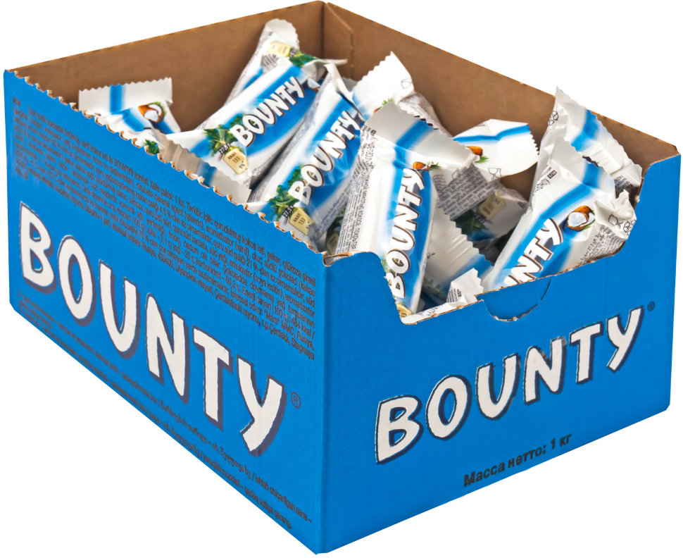 Конфеты шоколадные Bounty Minis, 7 кг