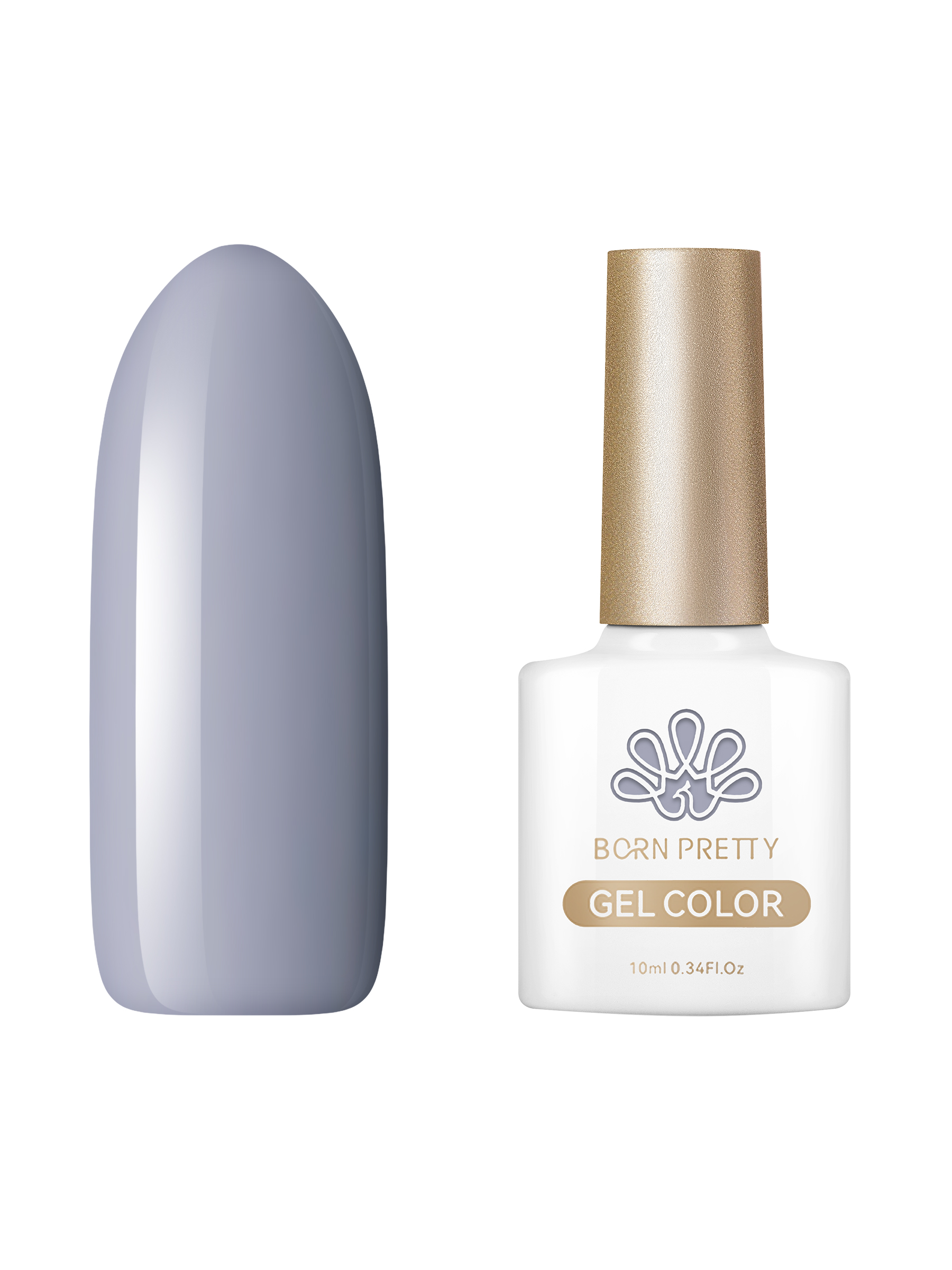 

Гель-лак для ногтей Born Pretty Color gel CG056 10 мл, Серый, Color gel