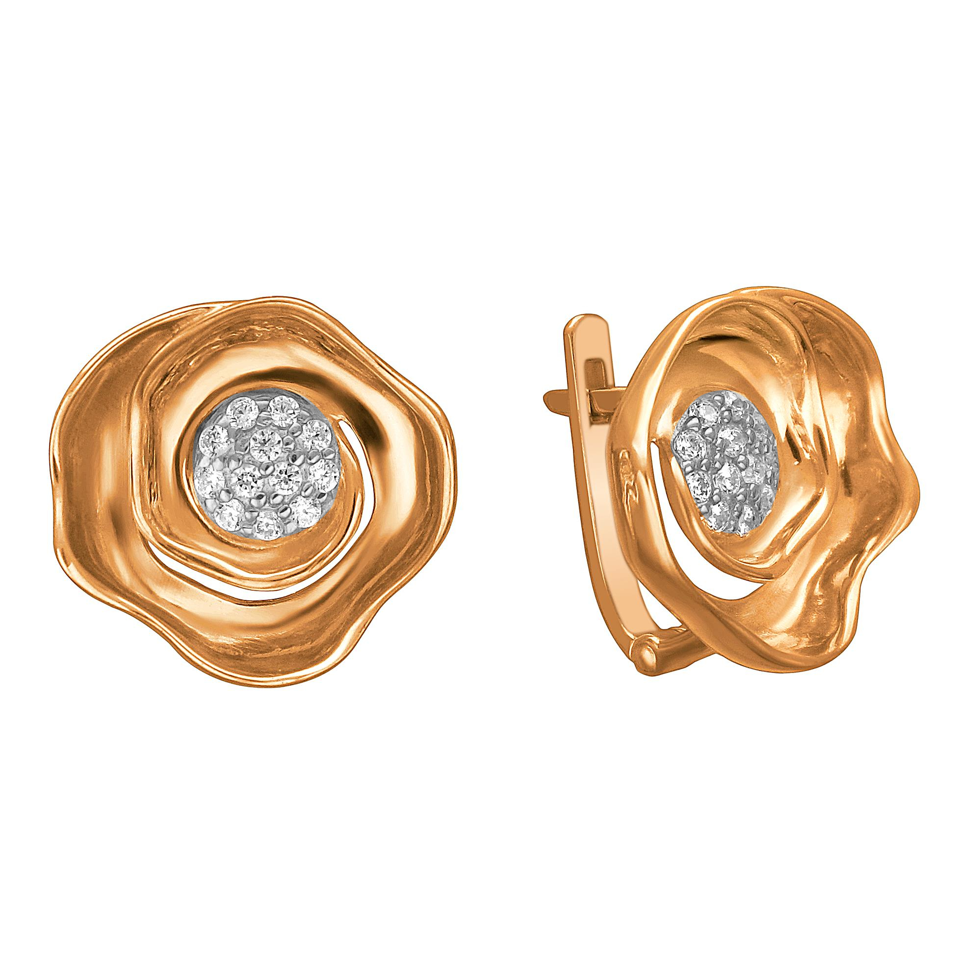 

Серьги женские из серебра Эстет 01С1513060РА, фианит, 01С1513060РА