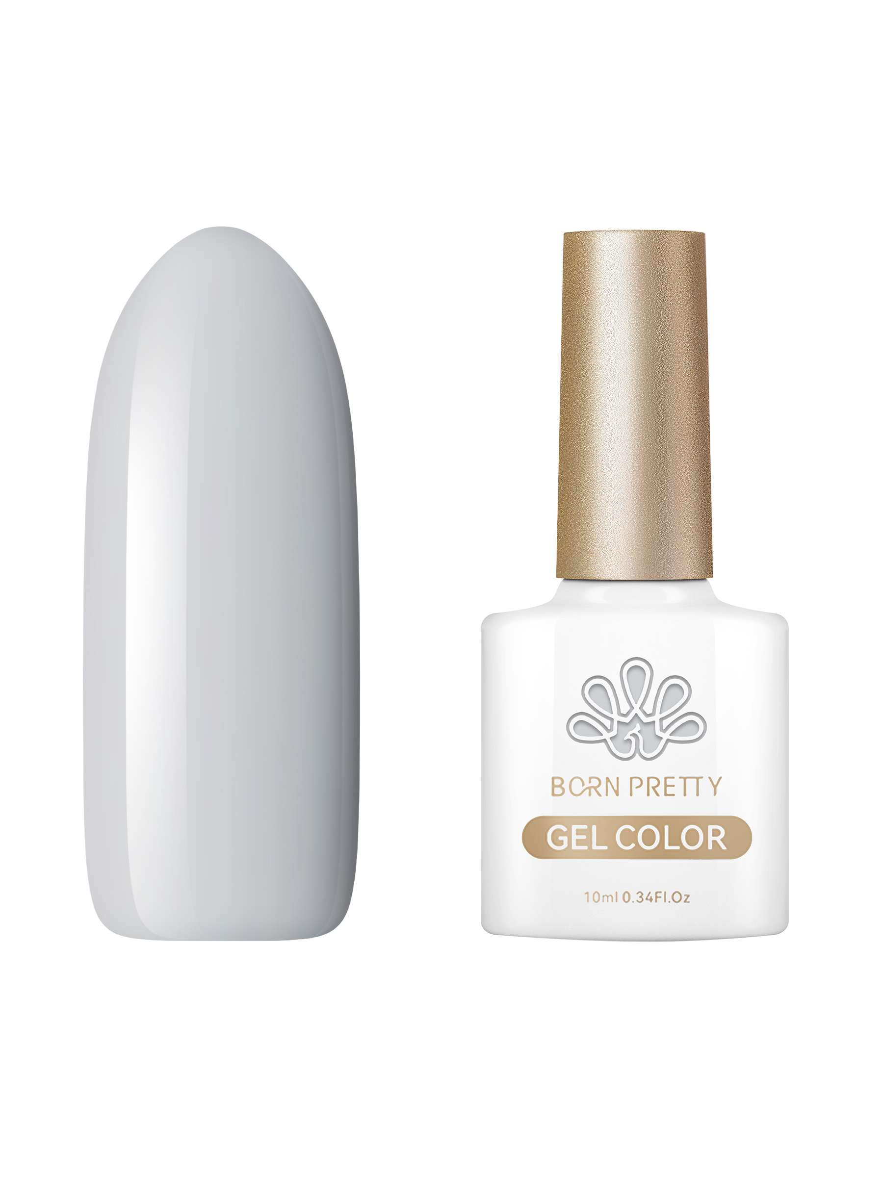 

Гель-лак для ногтей Born Pretty Color gel CG055 10 мл, Серый, Color gel