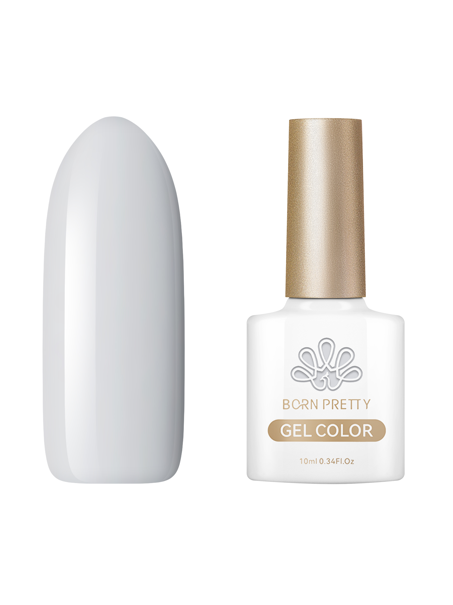 

Гель-лак для ногтей Born Pretty Color gel CG054 10 мл, Серый, Color gel