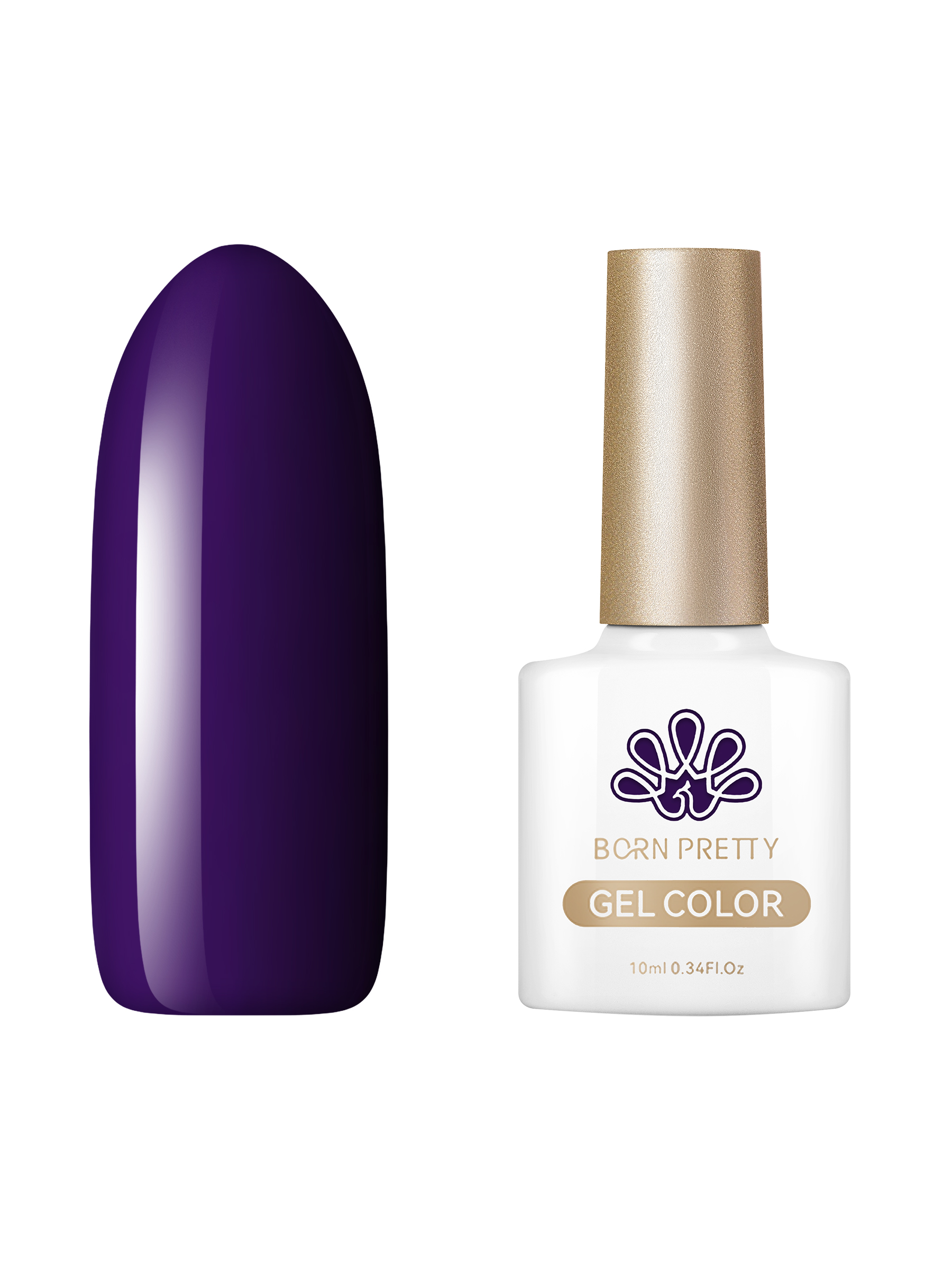 

Гель-лак для ногтей Born Pretty Color gel CG042 10 мл, Фиолетовый, Color gel