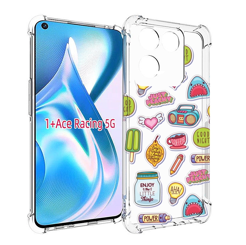 

Чехол MyPads стикер-пак для OnePlus Ace Racing, Прозрачный, Tocco