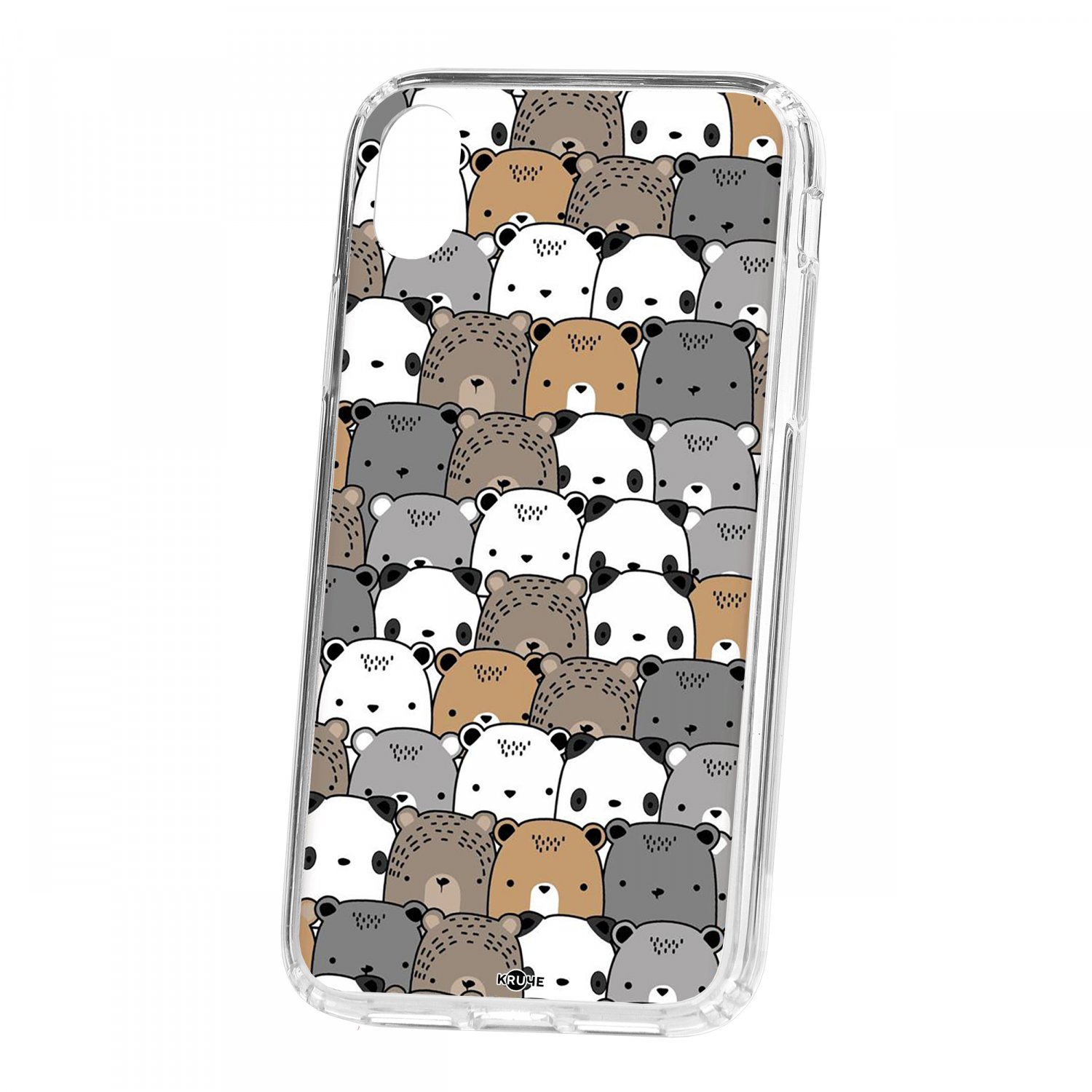 Чехол для Apple iPhone 11 / XR КRUЧЕ Print Медвежата