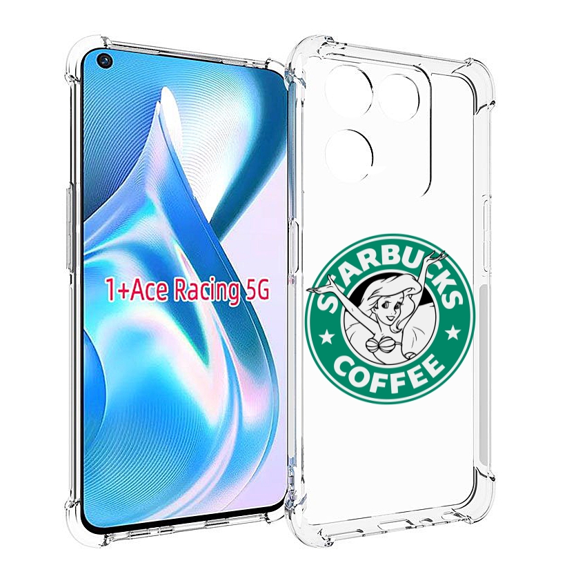 

Чехол MyPads старбакс-кофее для OnePlus Ace Racing, Прозрачный, Tocco