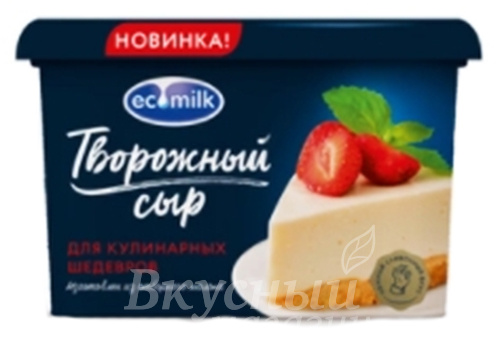 

Сыр творожный Ecomilk 60%, 400 гр.
