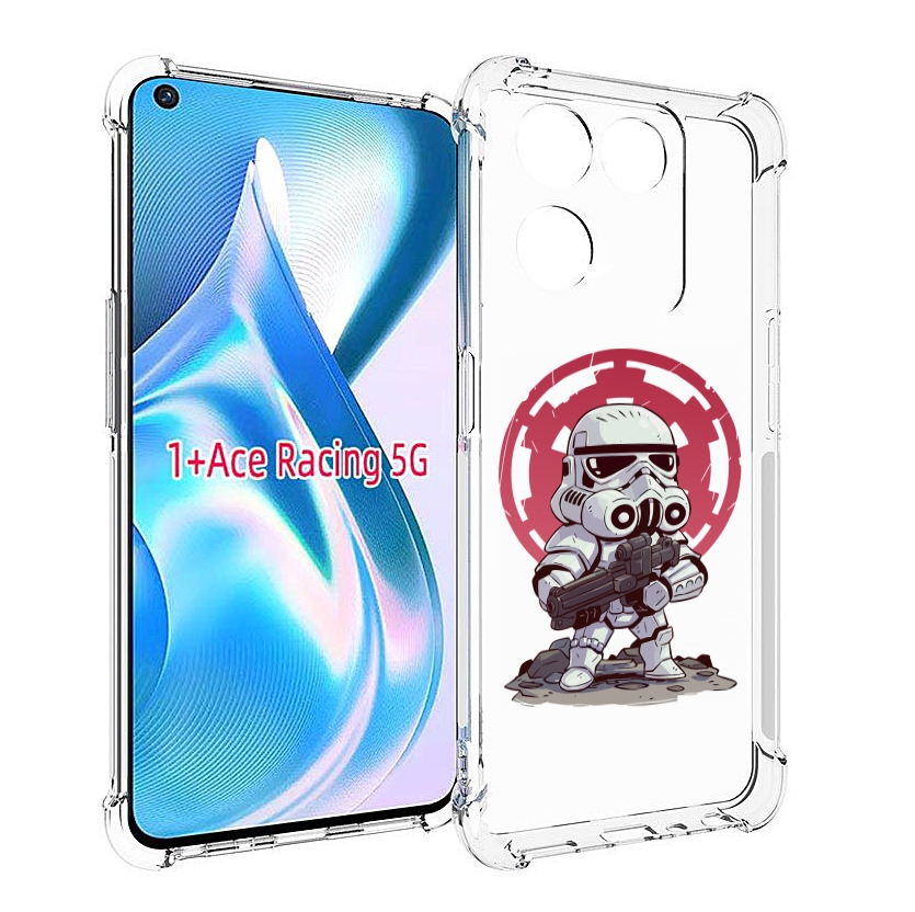 

Чехол MyPads солдат-из-старварс для OnePlus Ace Racing, Прозрачный, Tocco