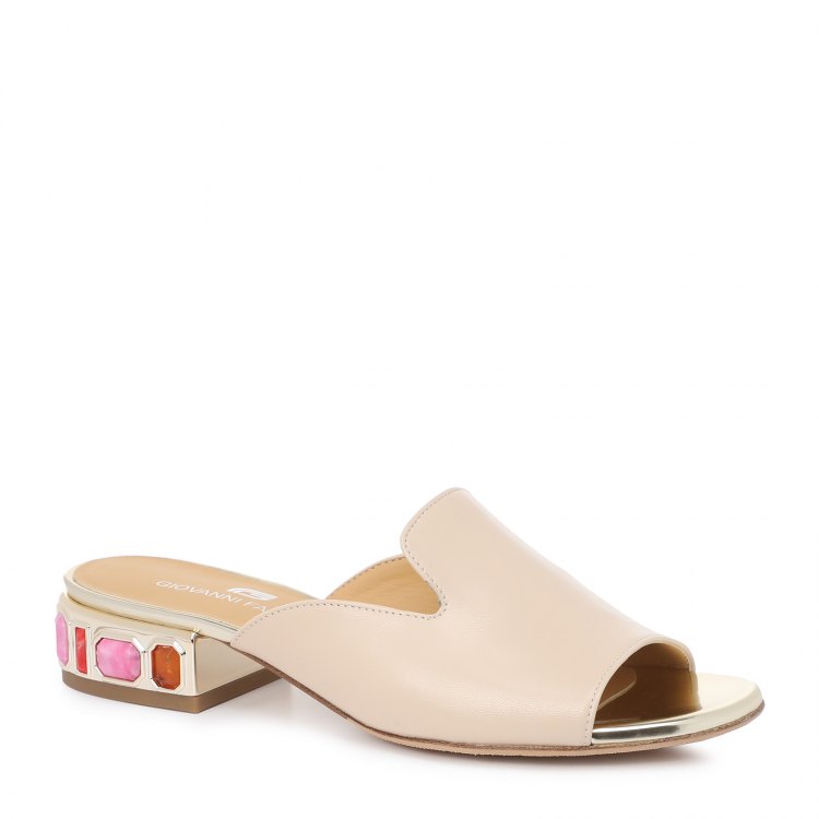 

Мюли женские Giovanni Fabiani S21389 бежевые 38 EU, S21389