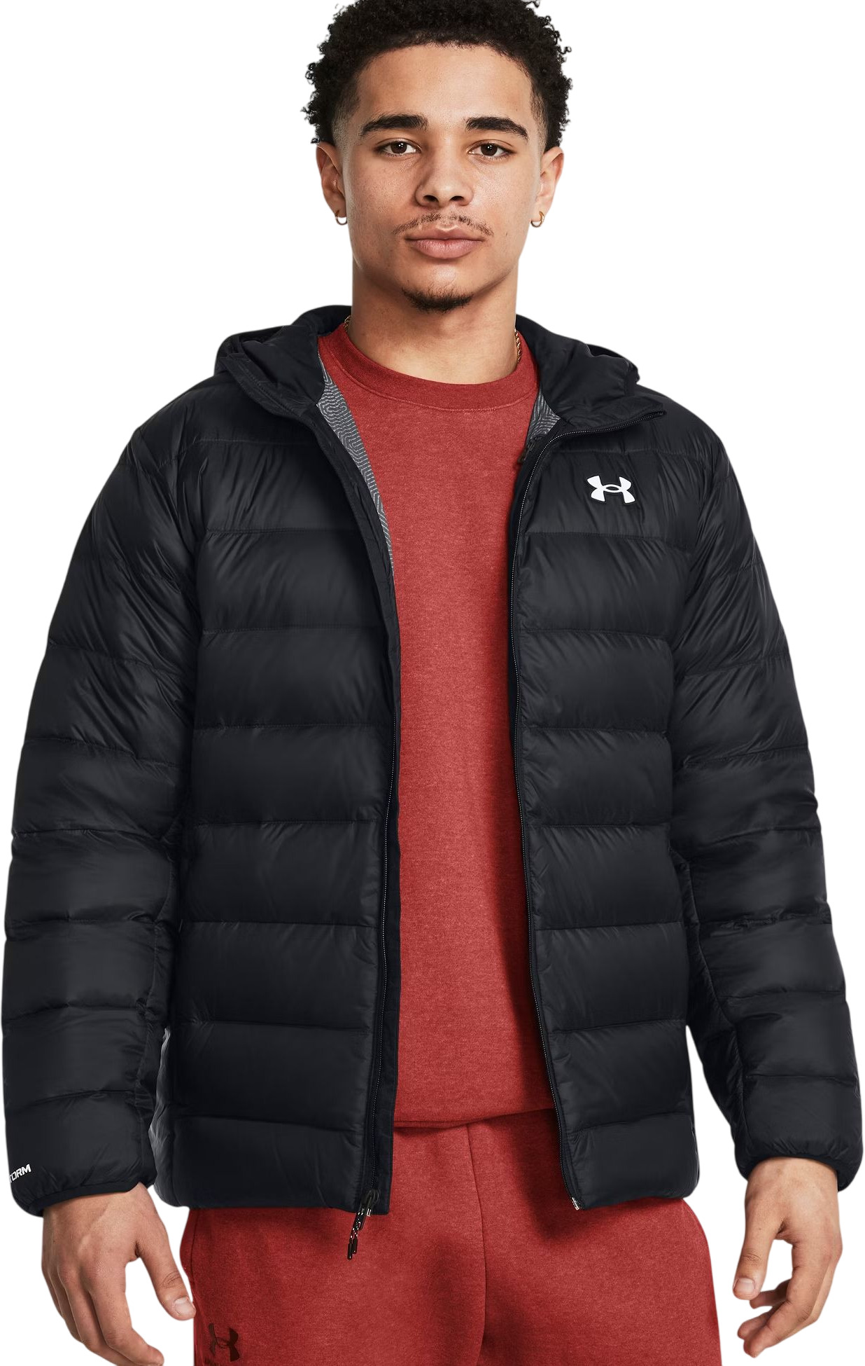 Пуховик мужской UNDER ARMOUR LEGEND DOWN HOODED черный 3XL