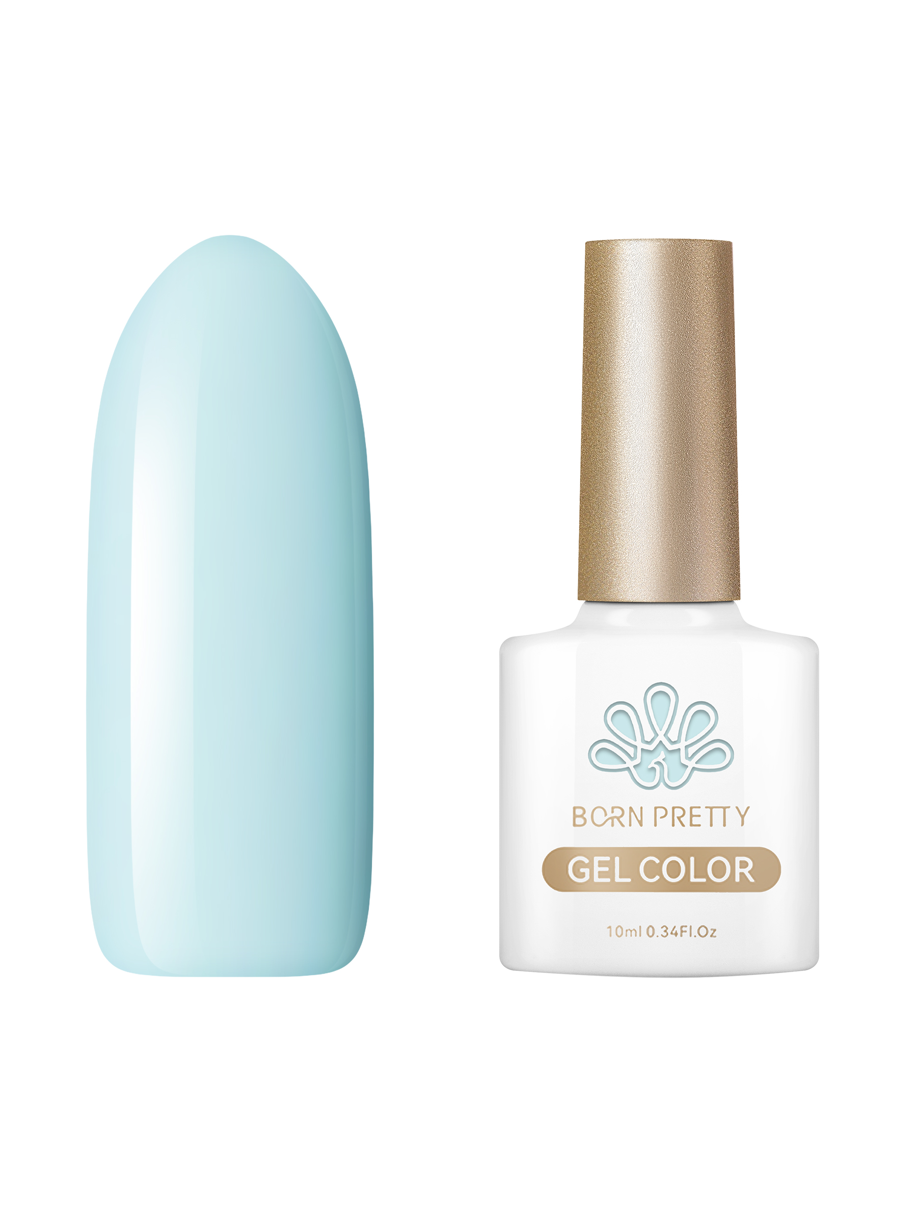 

Гель-лак для ногтей Born Pretty Color gel CG031 10 мл, Голубой, Color gel