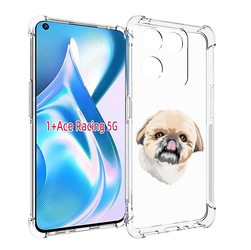 

Чехол MyPads собачка-с-язычком для OnePlus Ace Racing, Прозрачный, Tocco