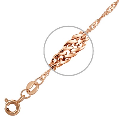 

Цепочка из серебра 40 см Эстет 01Ц7500130А, 01Ц7500130А
