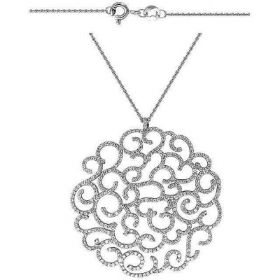 

Колье из серебра с фианитом 45 см Эстет 01Л150992, 01Л150992