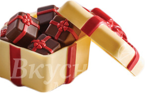 Форма для шоколада ПОДАРОК большой 2 шт. Chocolate Gift Martellato