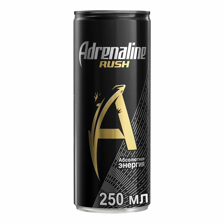 

Напиток энергетический Adrenaline Rush газированный безалкогольный 0,25 л, Rush