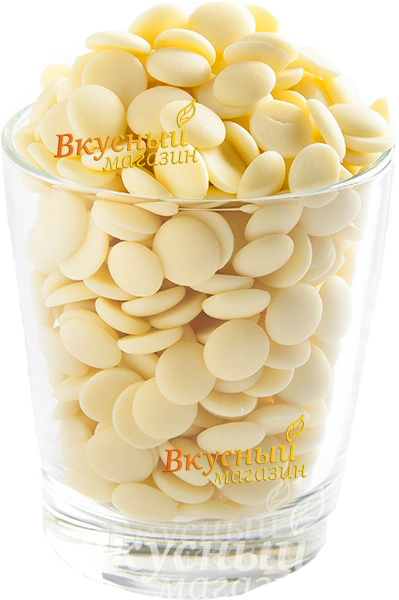 

Шоколад белый 33,1% какао в галетах Barry Callebaut Velvet, 500 гр. W3-554