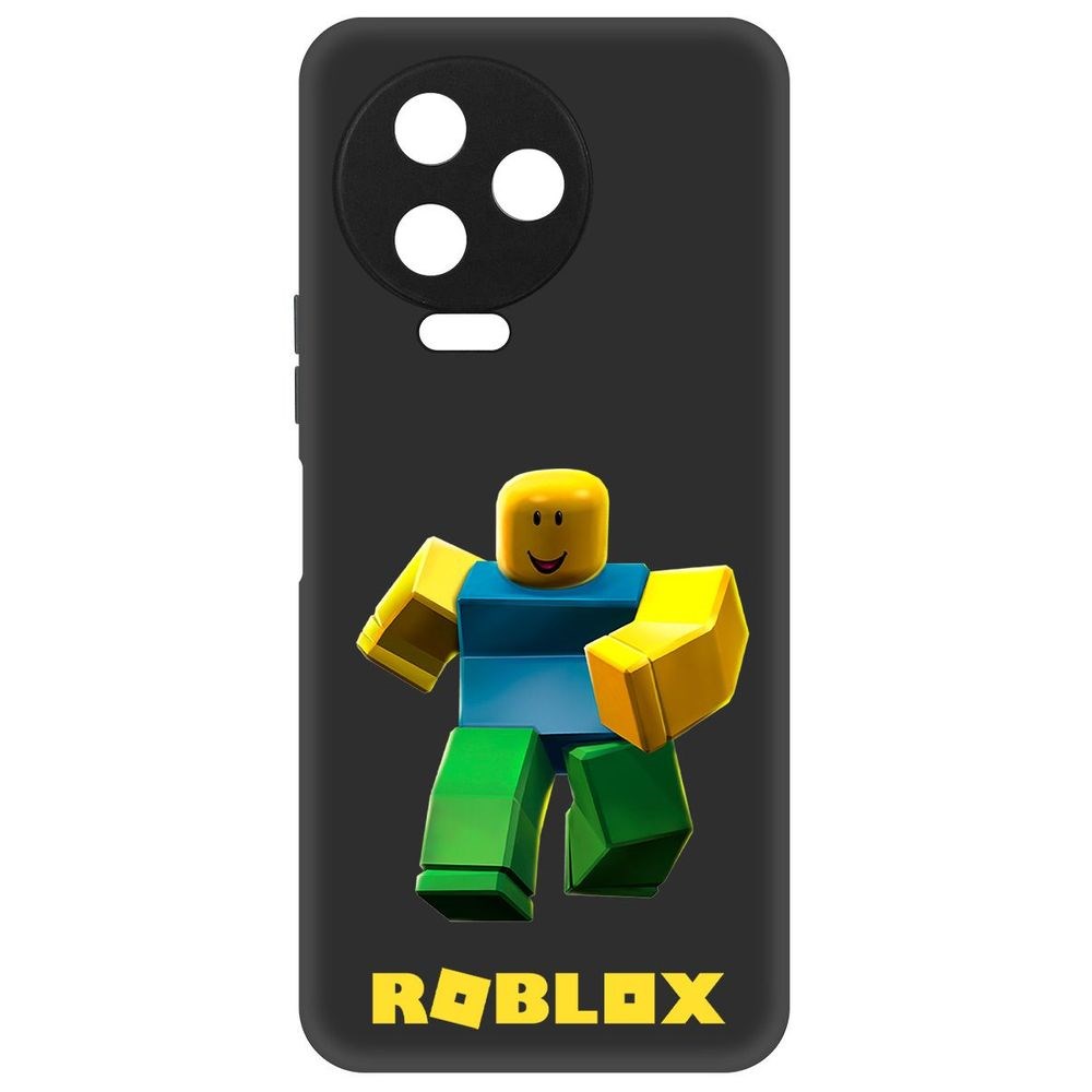 

Чехол-накладка Софт Roblox-Классический Нуб для Infinix Note 12 Pro, Черный