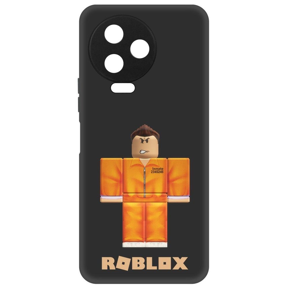 

Чехол-накладка Софт Roblox-Заключенный для Infinix Note 12 Pro, Черный