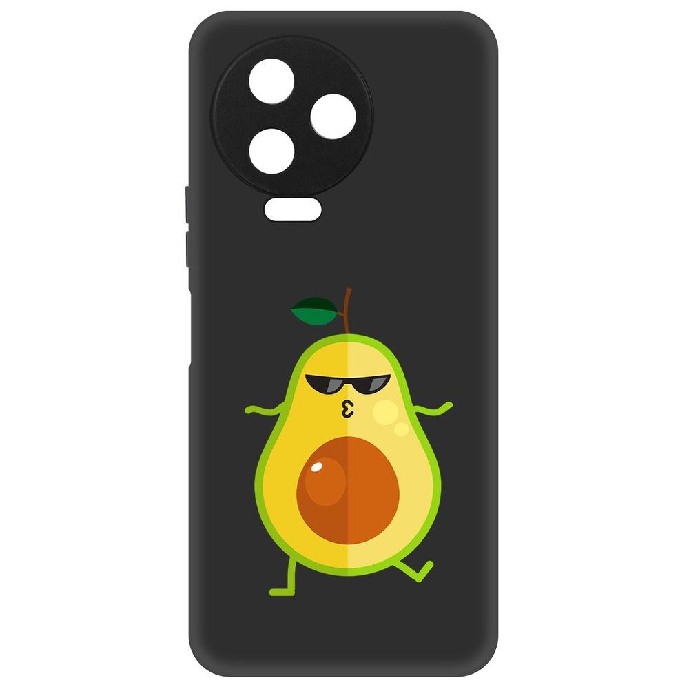 

Чехол-накладка Софт Авокадо Стильный для Infinix Note 12 Pro, Черный
