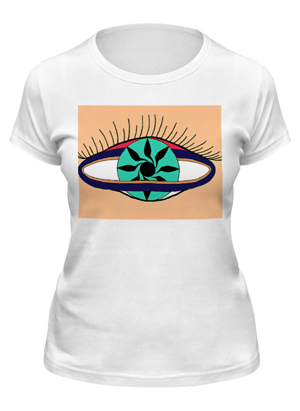 

Футболка женская Printio Третий глаз женщины белая S, Белый, Третий глаз женщины