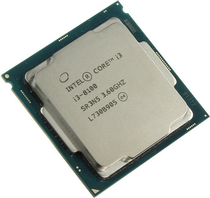 фото Процессор intel core i3 8100 lga 1151-v2 oem