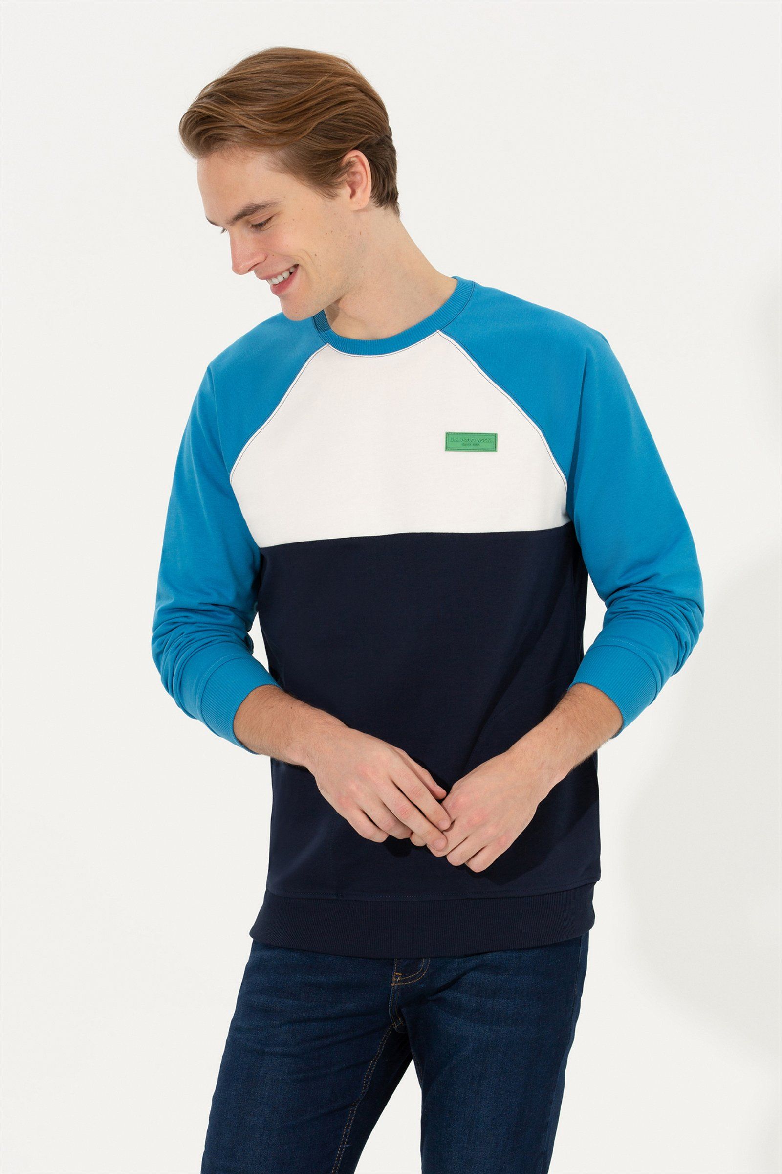 

Свитшот мужской U.S. POLO Assn. G081SZ0820KITRA синий 2XL, G081SZ0820KITRA