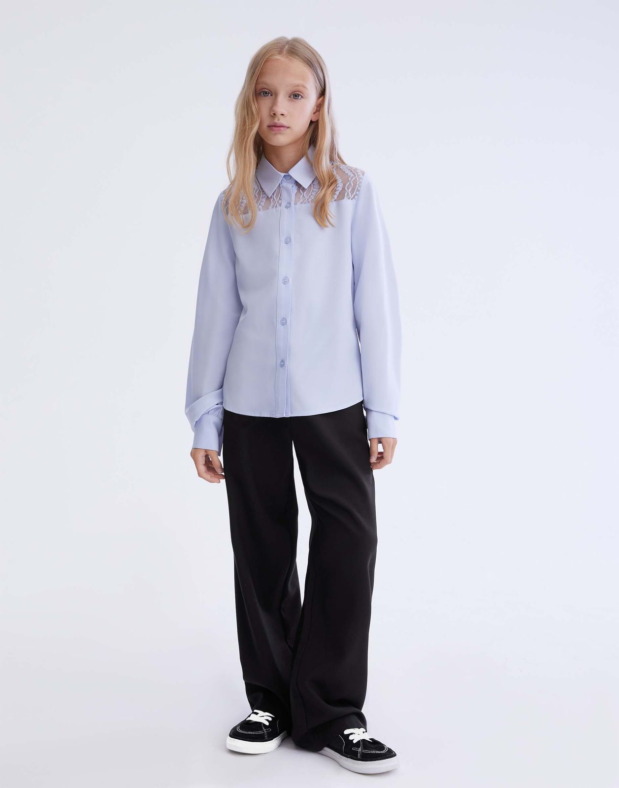 

Брюки для девочки Gloria Jeans GSU001193 черный 13-14л/164, GSU001193