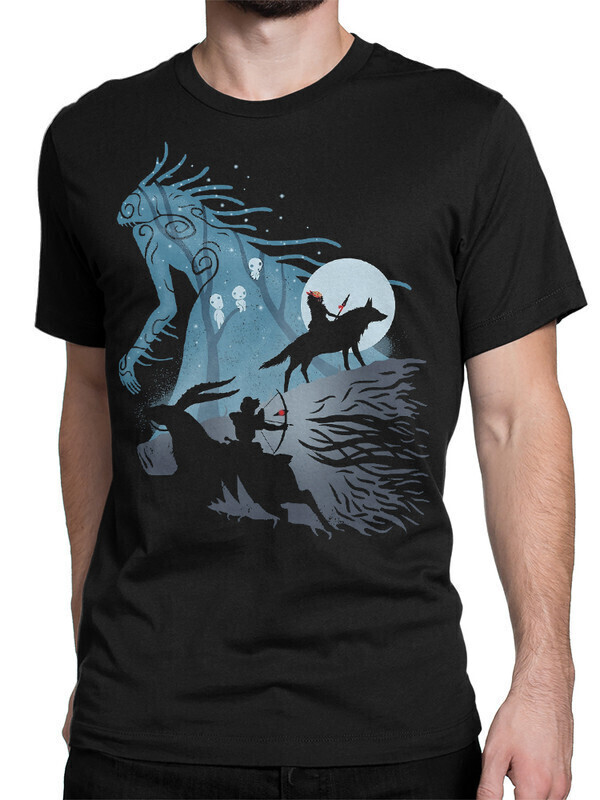 

Футболка мужская Dream Shirts Принцесса Мононоке 10009752 черная 3XL, Принцесса Мононоке 10009752