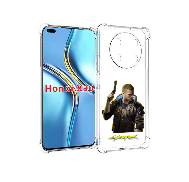 

Чехол MyPads Cyberpunk-2077 для Honor X30 / Magic4 Lite 5G, Прозрачный, Tocco