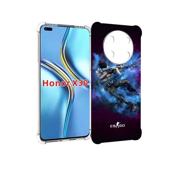 

Чехол MyPads CS-go-террорист для Honor X30 / Magic4 Lite 5G, Прозрачный, Tocco