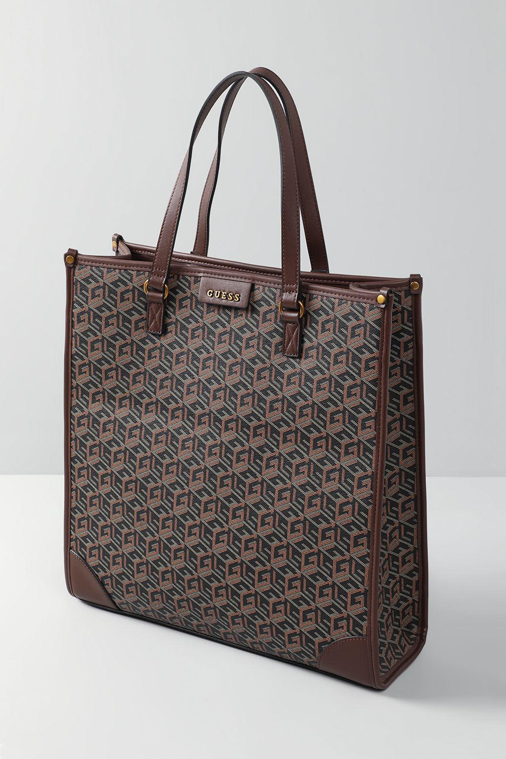 

Сумка тоут мужская Guess HMERLO P3146, черный, Коричневый, HMERLO P3146