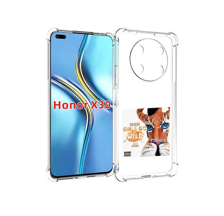 

Чехол MyPads 50 Cent Feat для Honor X30 / Magic4 Lite 5G, Прозрачный, Tocco