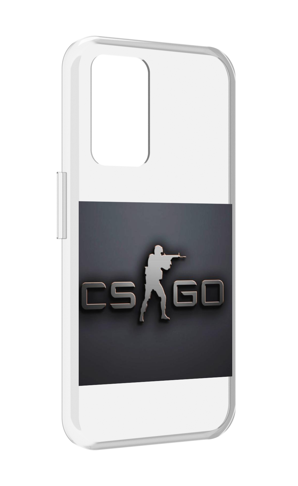 

Чехол MyPads CS go логотип мужской для Realme GT Neo3T, Прозрачный, Tocco