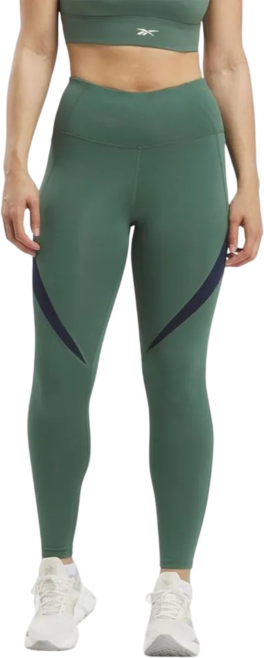 Тайтсы женские Reebok ID TRAIN COLORBLOCK TIGHT зеленые XS