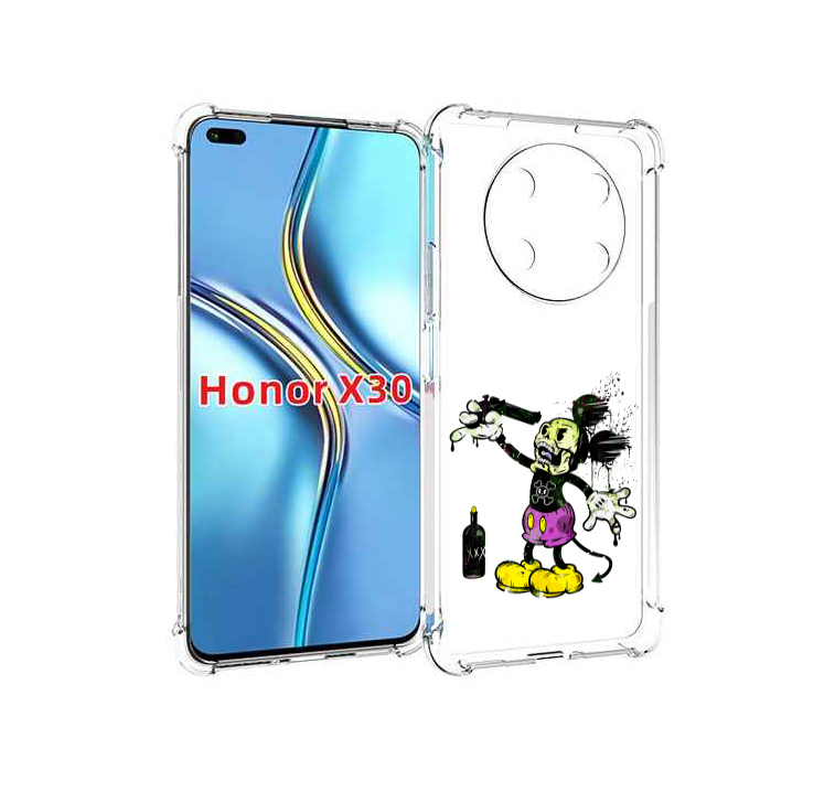

Чехол MyPads Драг Микки для Honor X30 / Magic4 Lite 5G, Прозрачный, Tocco