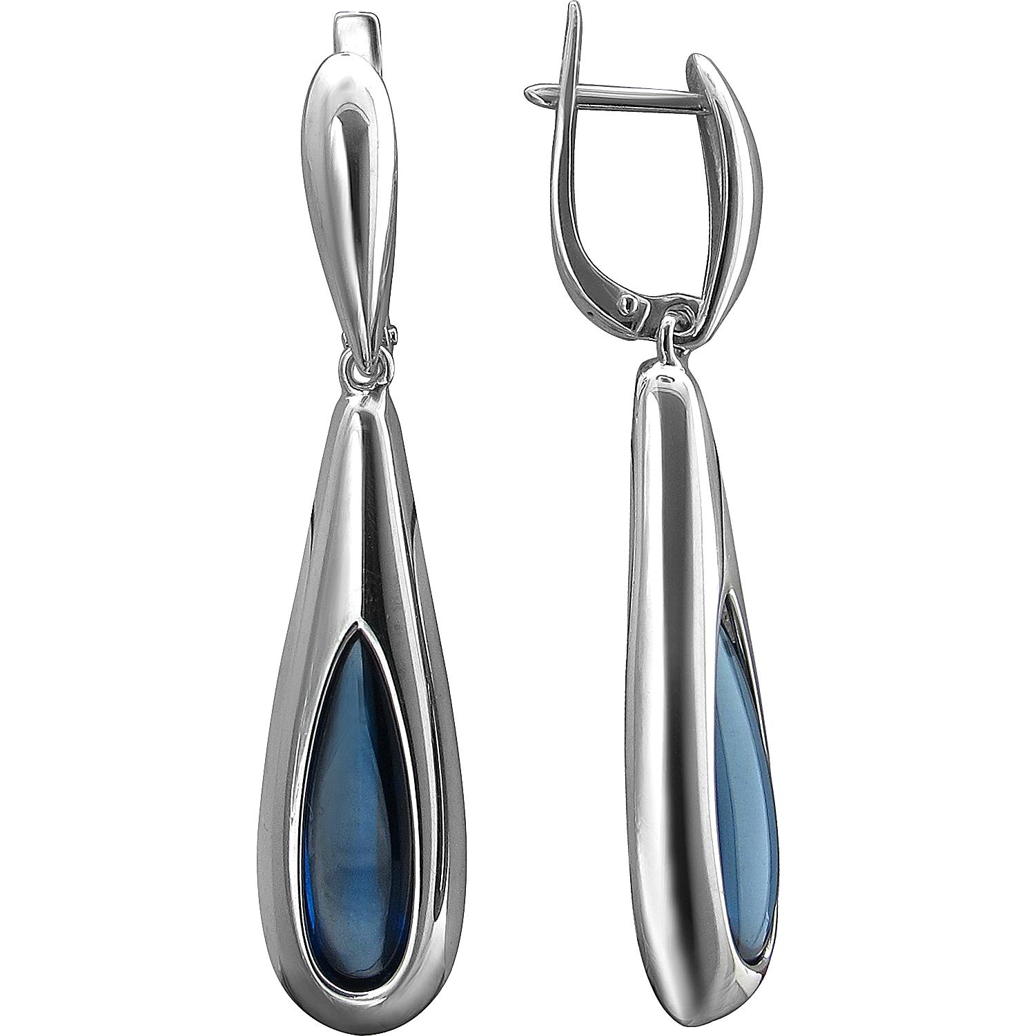 

Серьги женские из серебра Эстет С22С250237, фианит, С22С250237