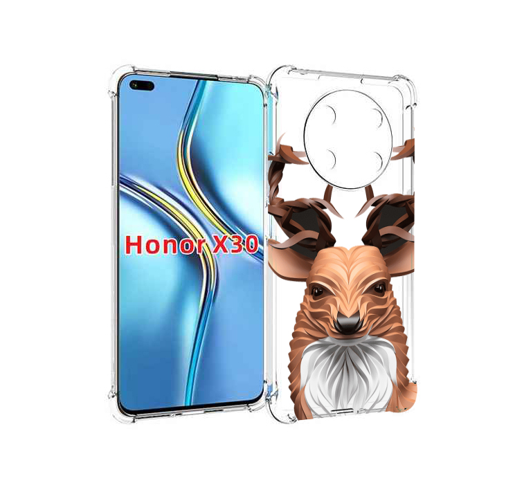 

Чехол MyPads 3D-олень для Honor X30 / Magic4 Lite 5G, Прозрачный, Tocco