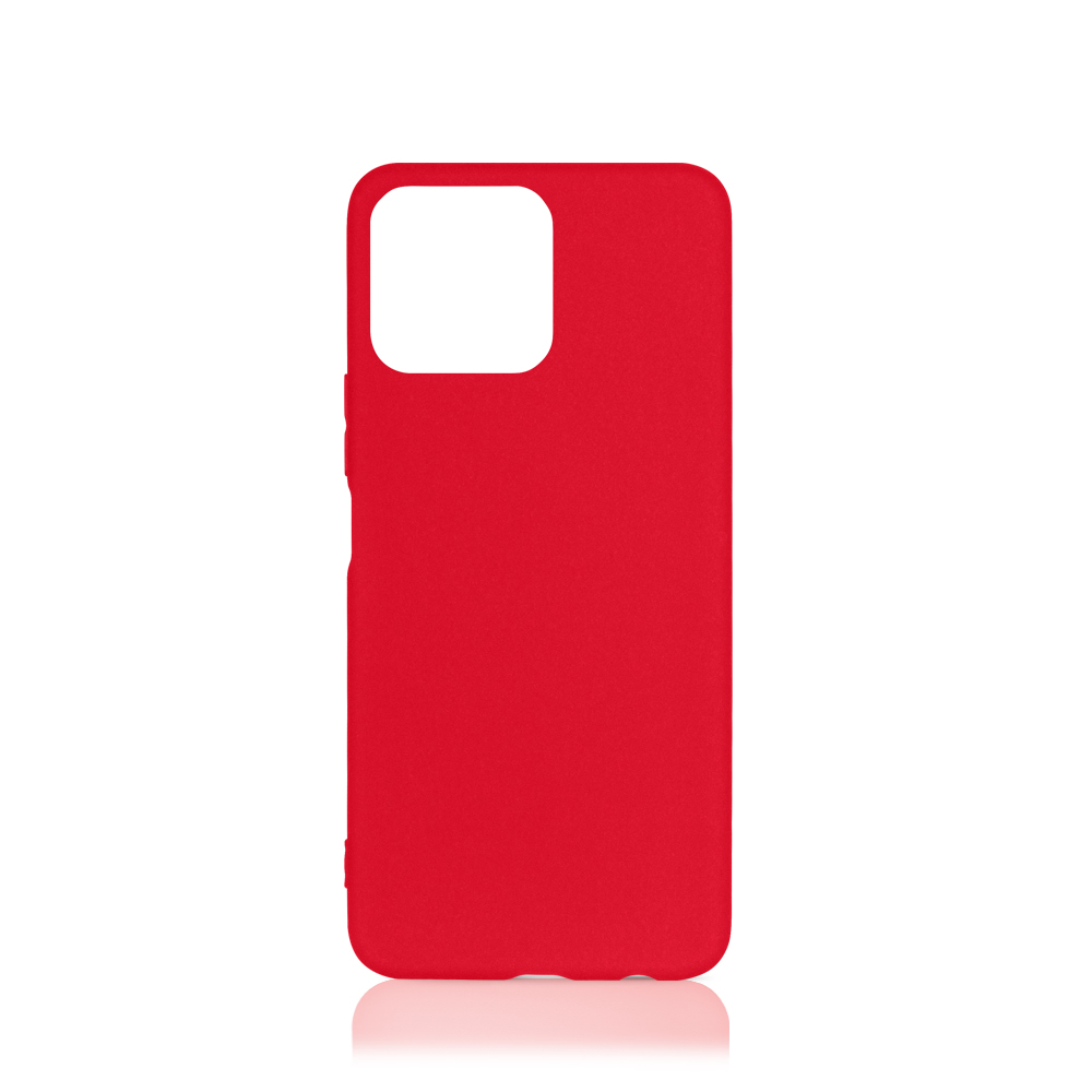 

Чехол (клип-кейс) DF hwCase-106, для Honor X8, красный, hwCase-106