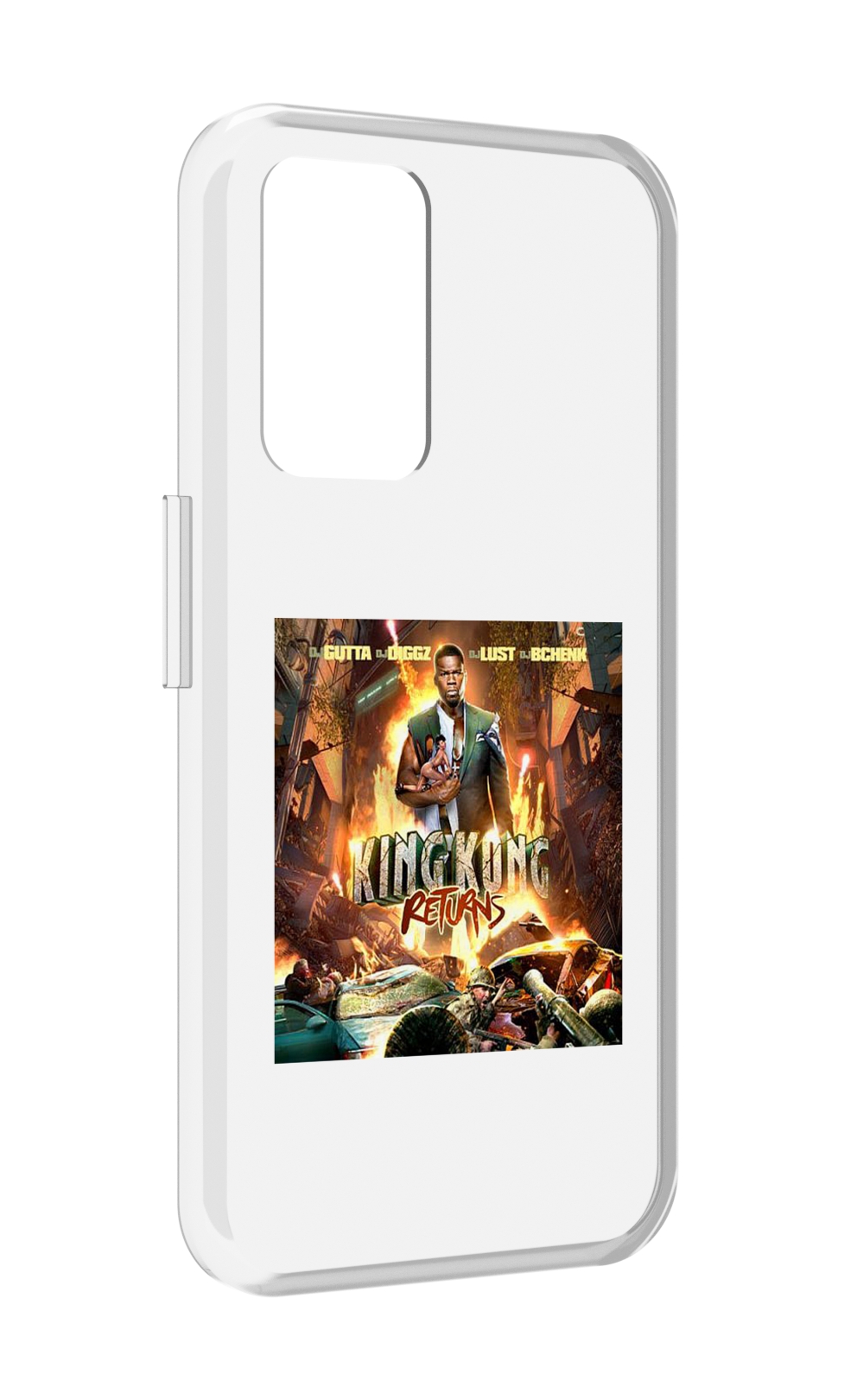 

Чехол MyPads 50 Cent - King Kong Returns для Realme GT Neo3T, Прозрачный, Tocco