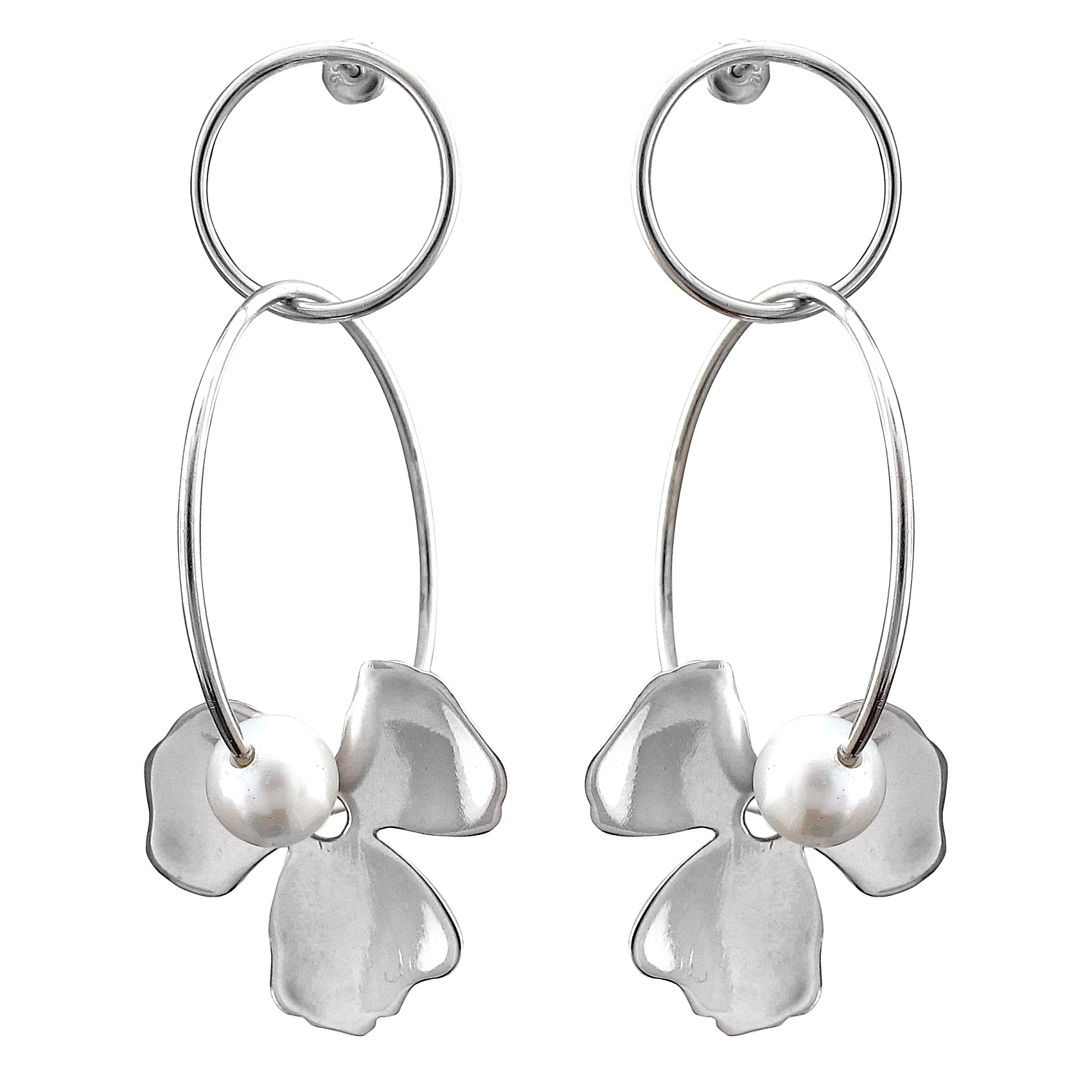 

Серьги женские из серебра Эстет С32С250445, жемчуг, С32С250445