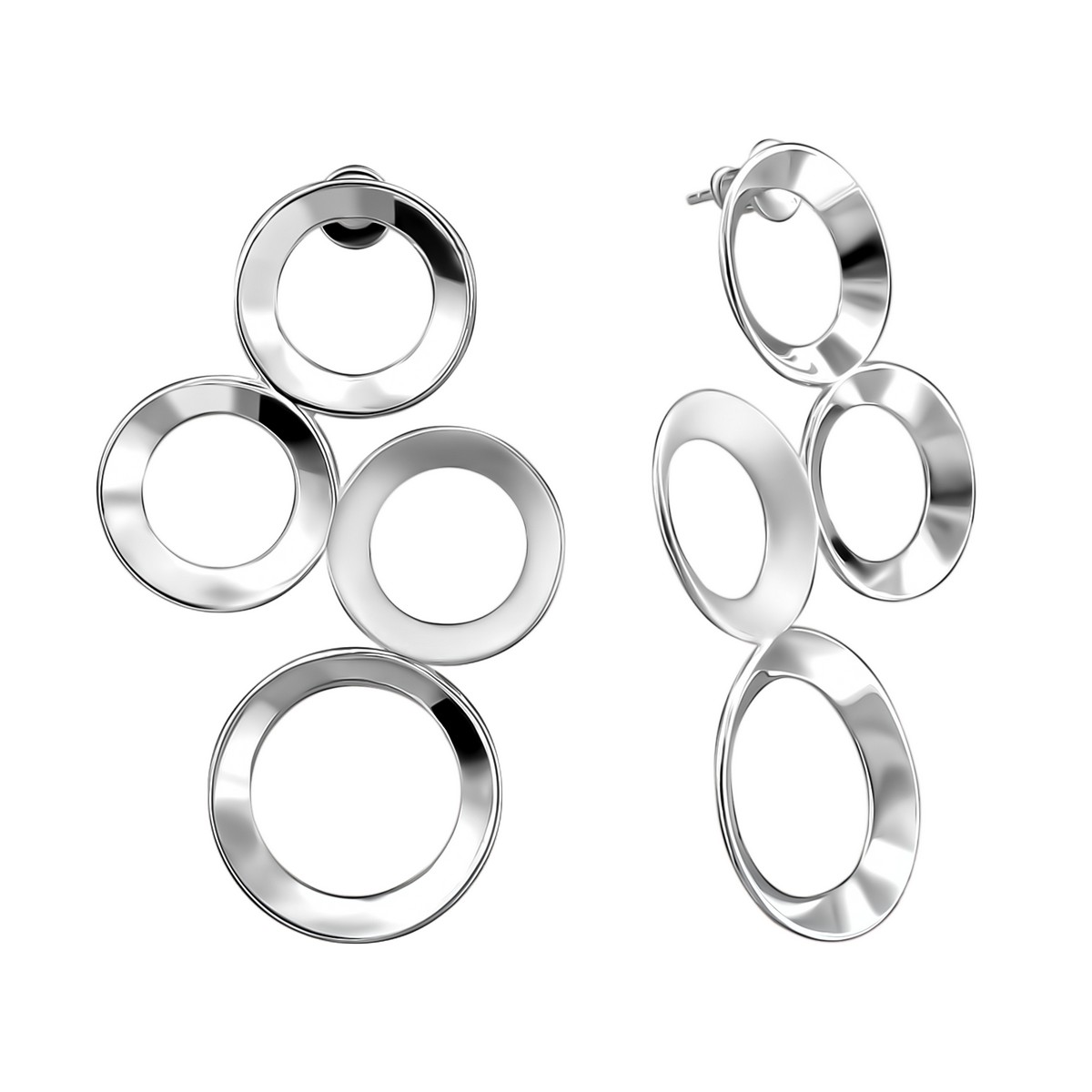 

Серьги женские из серебра Эстет С32С051166, без вставки, С32С051166
