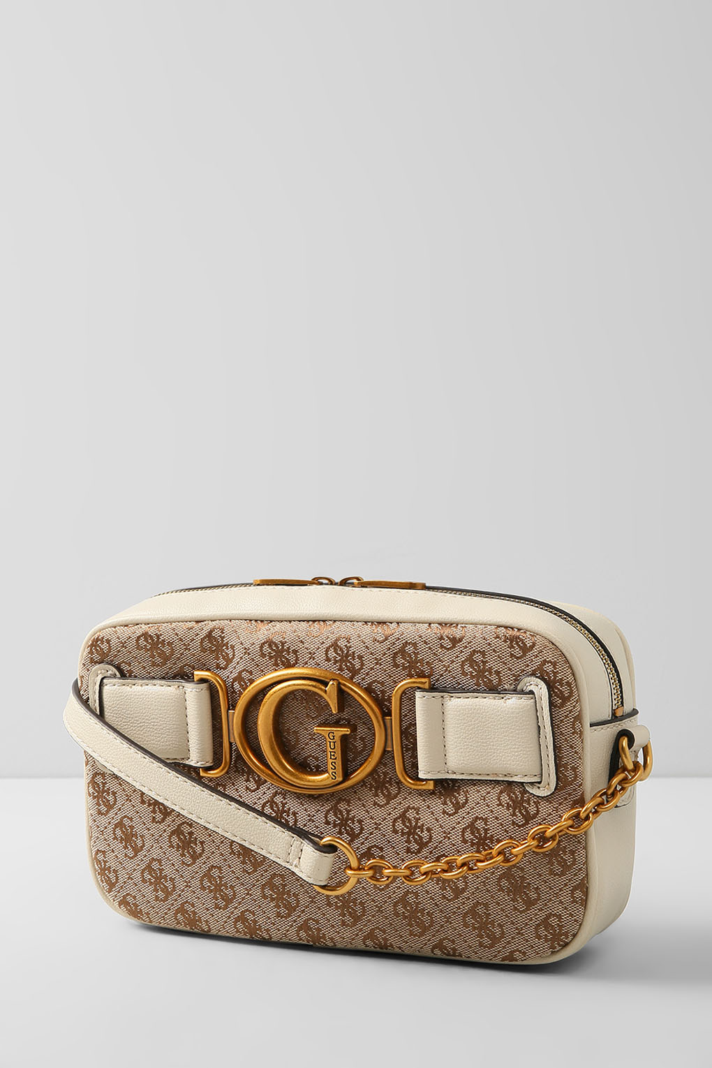 

Сумка кросс-боди женская Guess HWJB84 14140, коричневый/молочный, HWJB84 14140