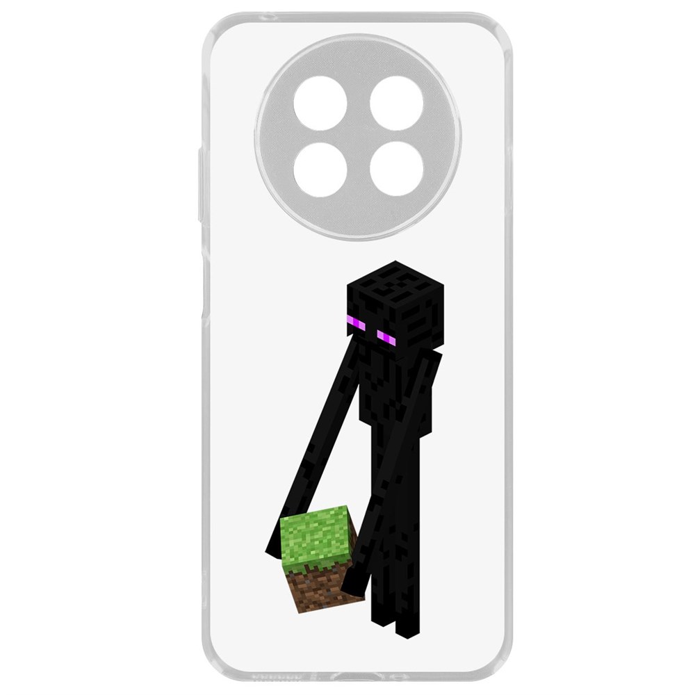 

Чехол-накладка Krutoff Clear Case Minecraft-Эндермен для Huawei Nova Y91, Прозрачный