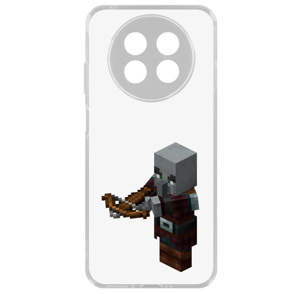 

Чехол-накладка Krutoff Clear Case Minecraft-Разбойник для Huawei Nova Y91, Прозрачный