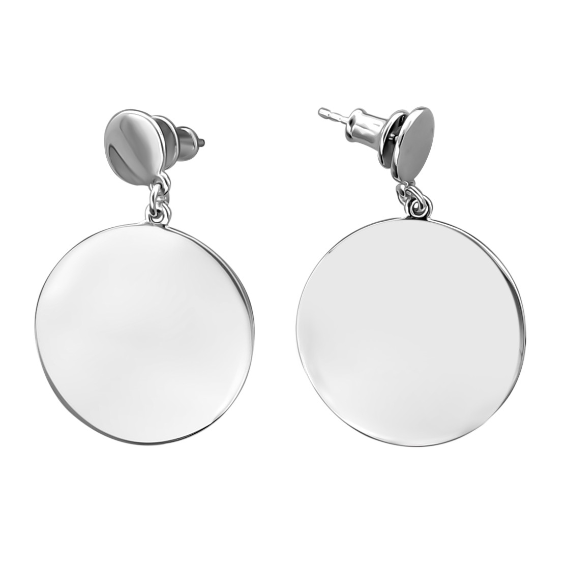 

Серьги женские из серебра Эстет С32С051163, без вставки, С32С051163