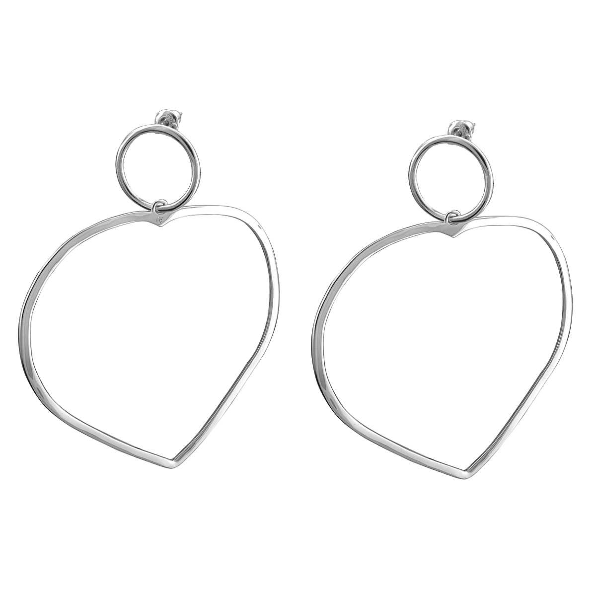 

Серьги женские из серебра Эстет С32С051026, без вставки, С32С051026